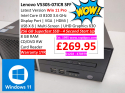 Lenovo V530S-07ICR SFF i3 8100 8gb 256gb Windows 11